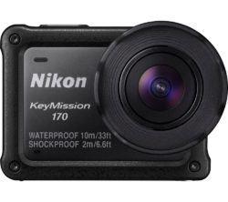 NIKON KeyMission 170 Action Camcorder - Black